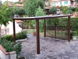 Pergola legno lamellare